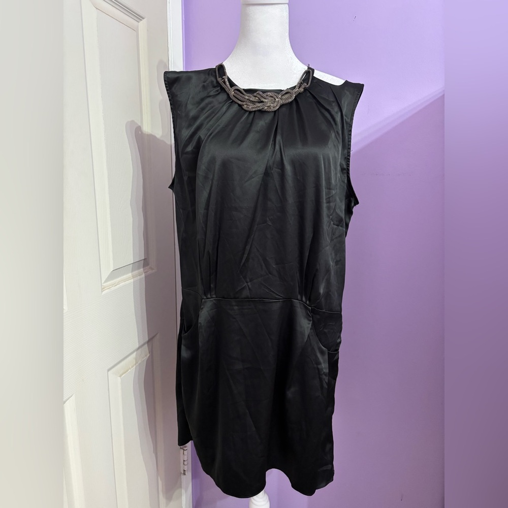 Sarah Black Midi Dress